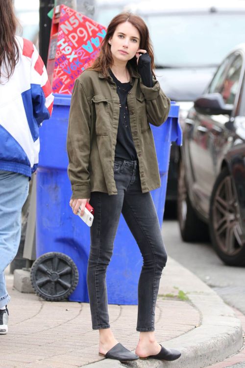 Emma Roberts on the Set of Little Italy in Toronto 3