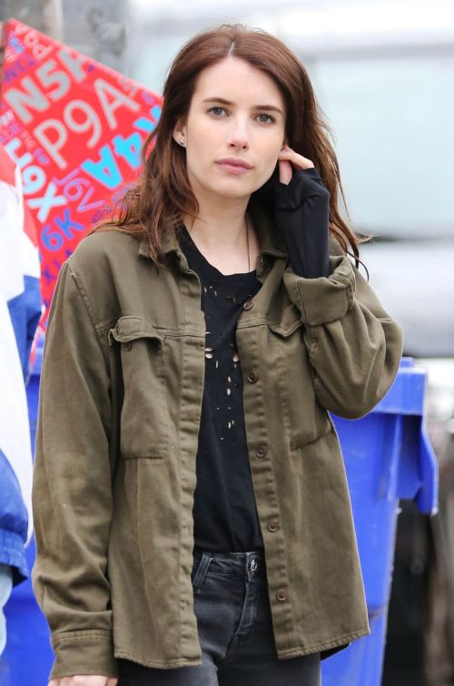 Emma Roberts on the Set of Little Italy in Toronto 8