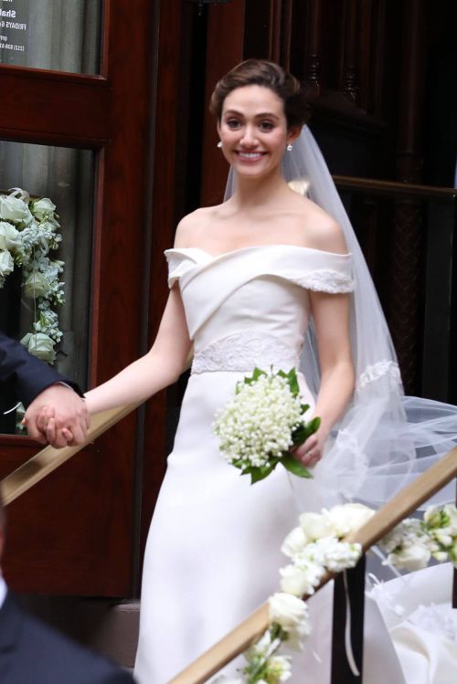 Emmy Rossum Marries Sam Esmail in New York City 3