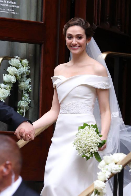 Emmy Rossum Marries Sam Esmail in New York City 4