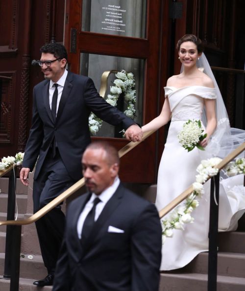 Emmy Rossum Marries Sam Esmail in New York City 6