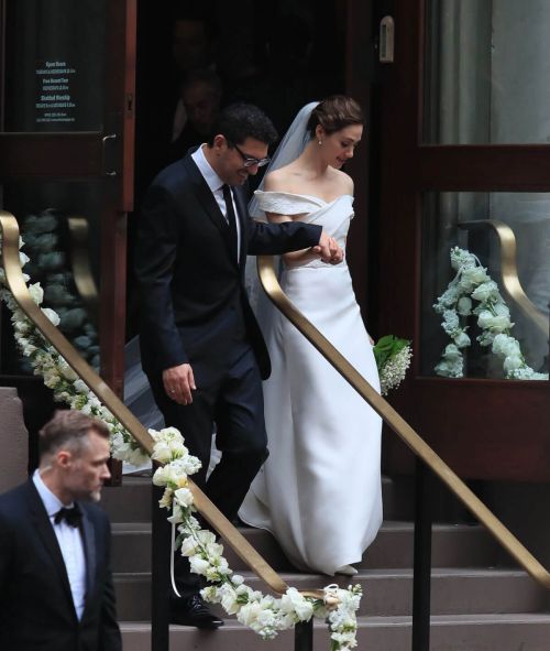 Emmy Rossum Marries Sam Esmail in New York City 11