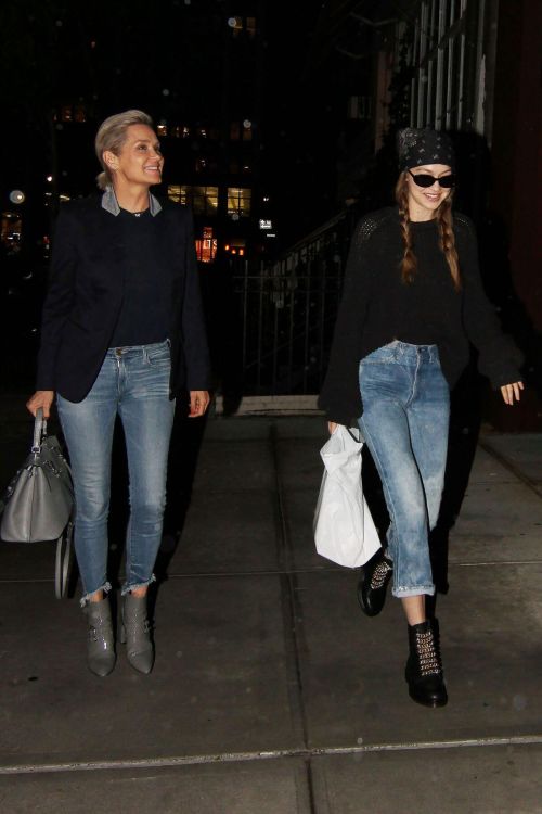Gigi Hadid and Yolanda Hadid Night Out in New York 1