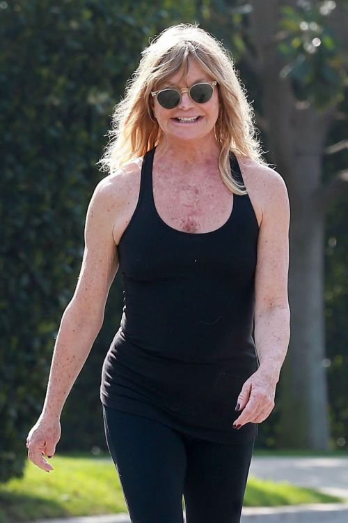 Goldie Hawn Out Jogging in Brentwood 1