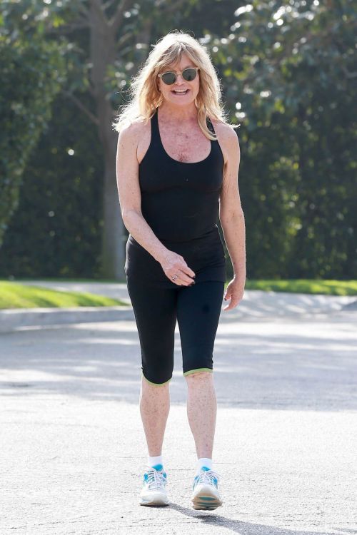 Goldie Hawn Out Jogging in Brentwood 7