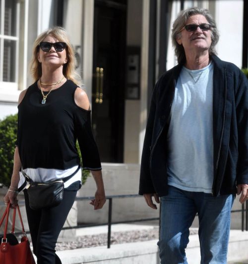 Goldie Hawn and Kurt Russell Out and About in London 3