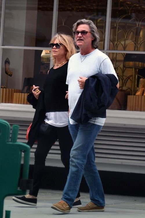 Goldie Hawn and Kurt Russell Out and About in London 9