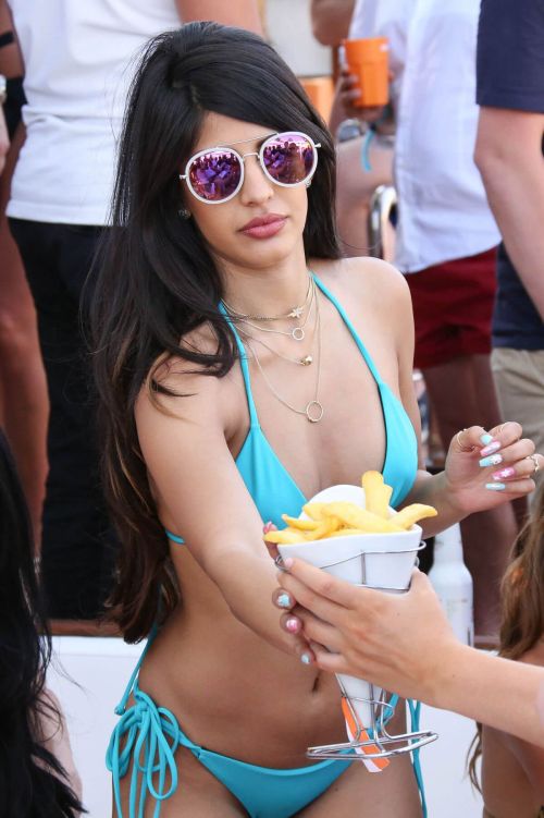 Jasmin Walia in Bikini at I Saw It First Launch Party in Ibiza 23