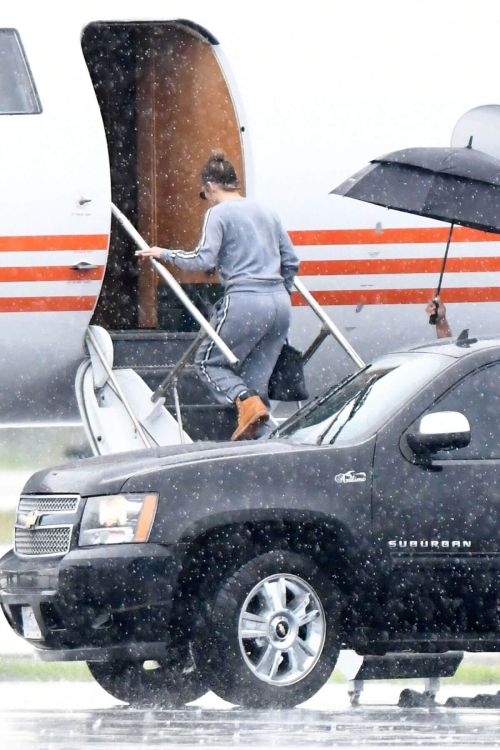 Jennifer Lopez Boarding a Private Jet in Miami 4