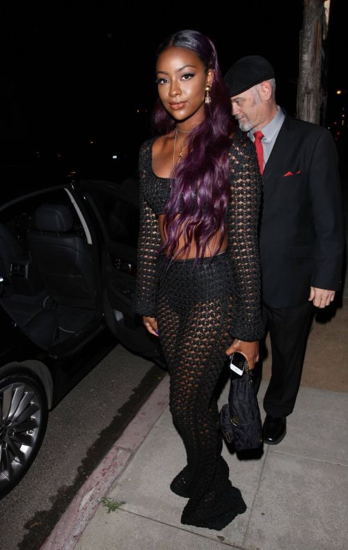 Justine Skye Arrives at Moschino Spring Summer Party 3