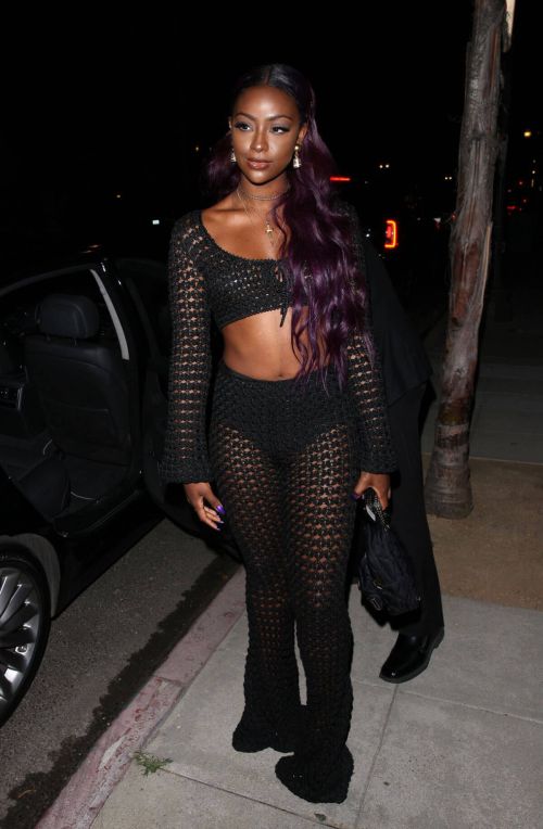 Justine Skye Arrives at Moschino Spring Summer Party 5