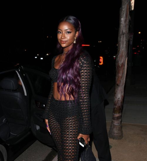 Justine Skye Arrives at Moschino Spring Summer Party 7