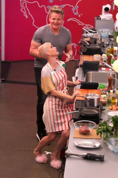 Katy Perry Cooking at Witness House in Los Angeles 14