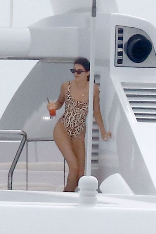 Kendall Jenner in Swimsuit on a Yacht in Antibes 4