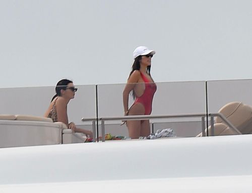 Kendall Jenner in Swimsuit on a Yacht in Antibes 12