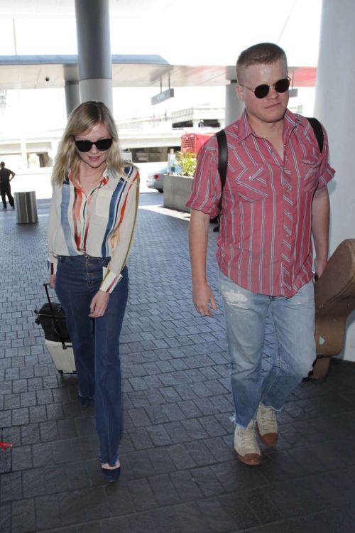 Kirsten Dunst at LAX Airport in Los Angeles 1