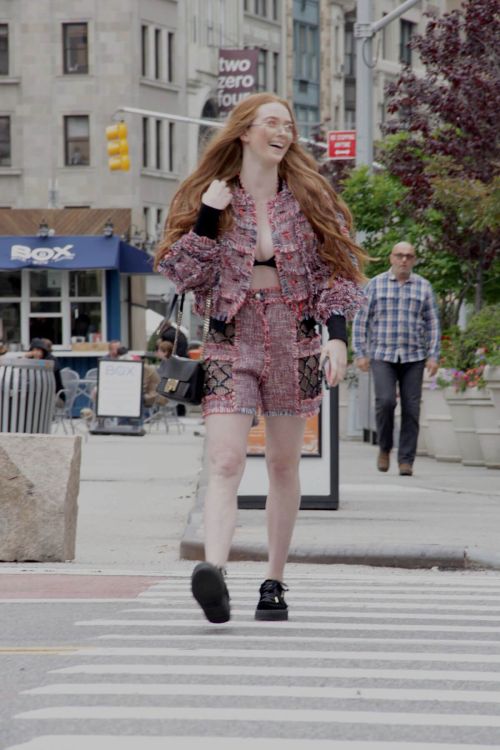 Larsen Thompson Out and About in New York 1