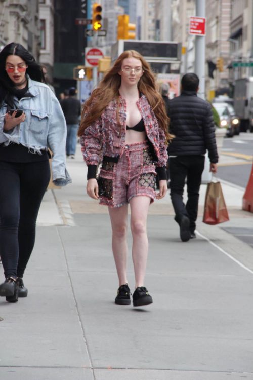 Larsen Thompson Out and About in New York 4