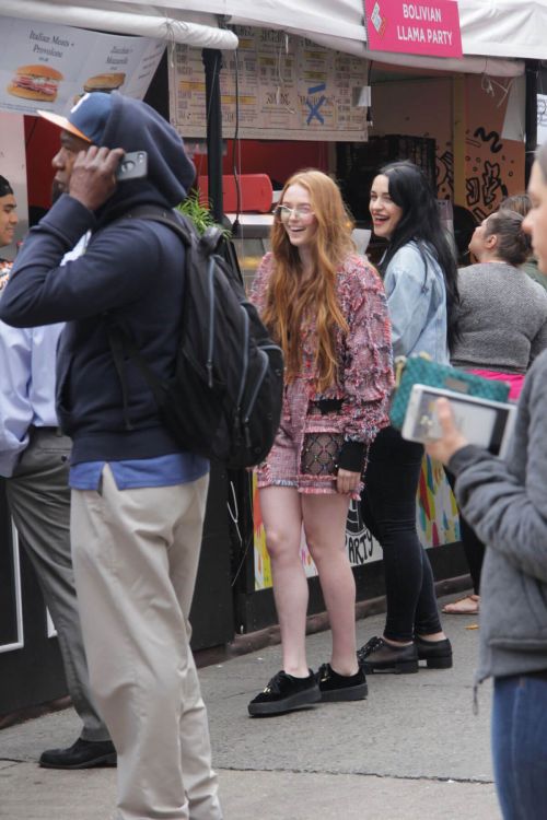 Larsen Thompson Out and About in New York 6