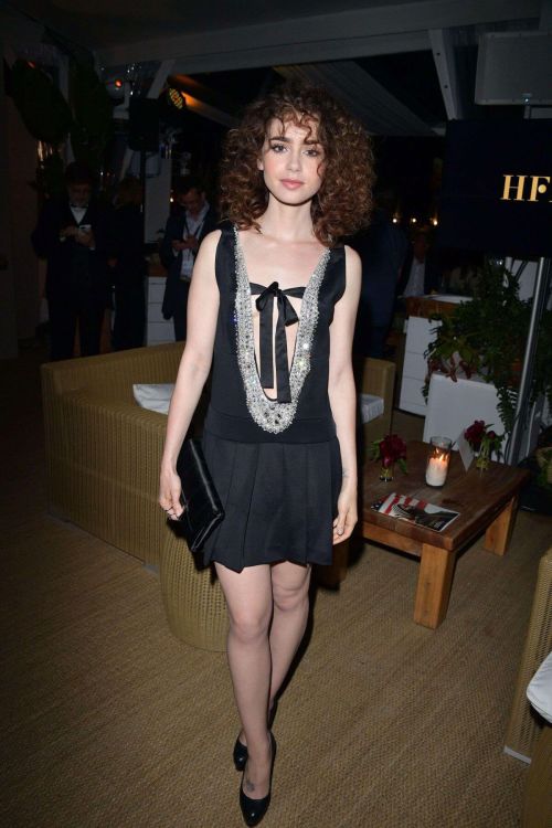 Lily Collins at Hollywood Foreign Press Association