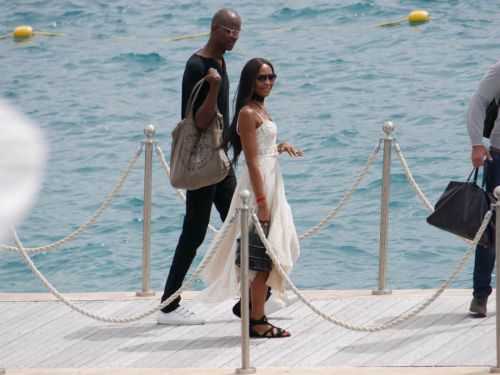 Naomi Campbell Leaves Eden Roc Hotel in Cannes 5