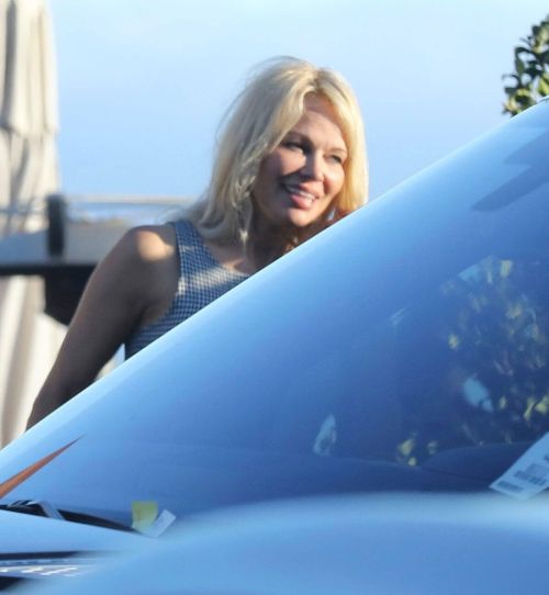 Pamela Anderson Leaves Nobu in Malibu 1