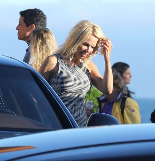 Pamela Anderson Leaves Nobu in Malibu 3