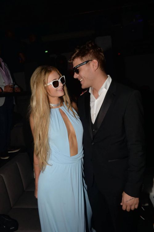 Paris Hilton and Chris Zylka at Akon Concert in Cannes 2