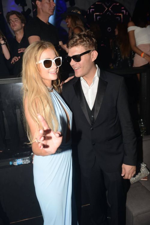 Paris Hilton and Chris Zylka at Akon Concert in Cannes 3