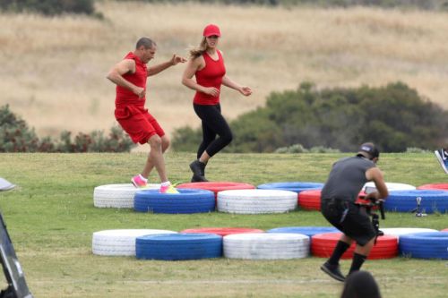 Ronda Rousey on the Set of Battle of the Network Stars, Show in Los Angeles 1