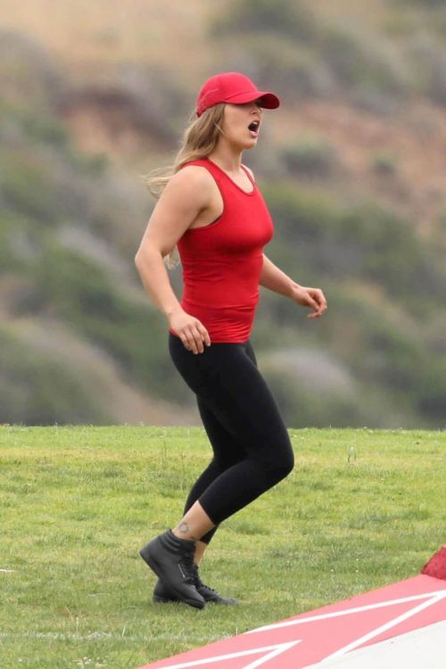 Ronda Rousey on the Set of Battle of the Network Stars, Show in Los Angeles 3