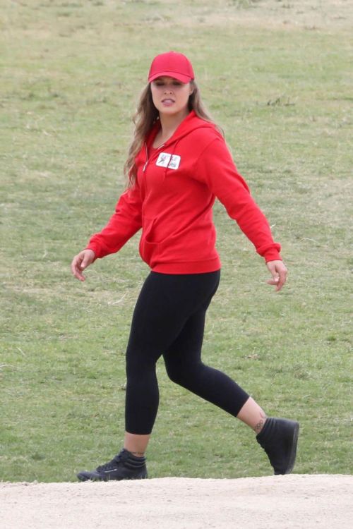 Ronda Rousey on the Set of Battle of the Network Stars, Show in Los Angeles 5