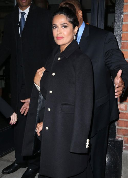 Salma Hayek Arrives at Late Show with Stephen Colbert 8