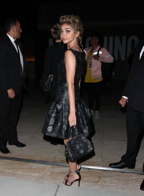 Sarah Hyland Arrives at Moschino Spring Summer Party 3
