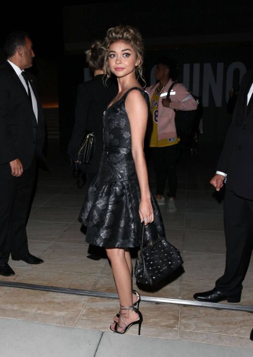 Sarah Hyland Arrives at Moschino Spring Summer Party 7