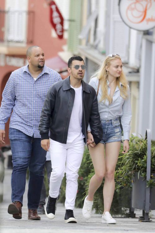 Sophie Turner and Joe Jonas Out in Cannes 1