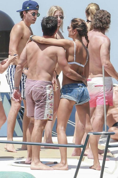 Alessandra Ambrosio and Friends Stills at a Yacht in Ibiza 14