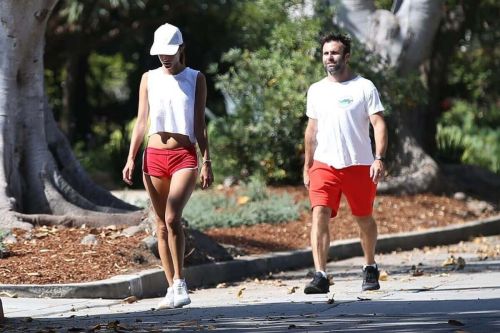 Alessandra Ambrosio Stills Out Walking in Brentwood 3