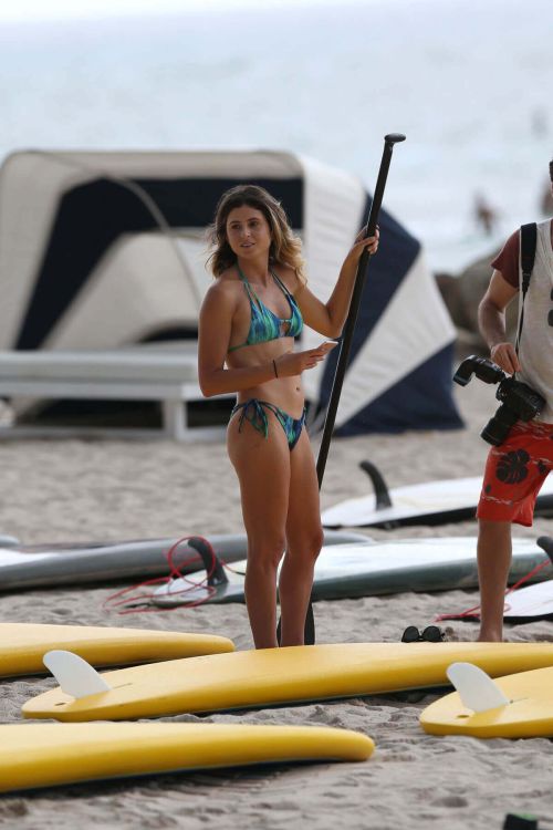 Anastasia Ashley Stills in Bikini at a Beach in Miami 6