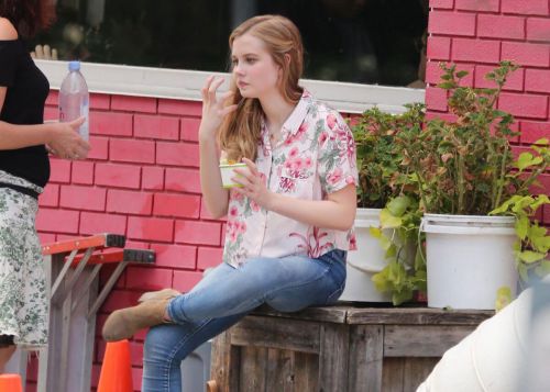 Angourie Rice Stills on the Set of Every Day in Toronto 9