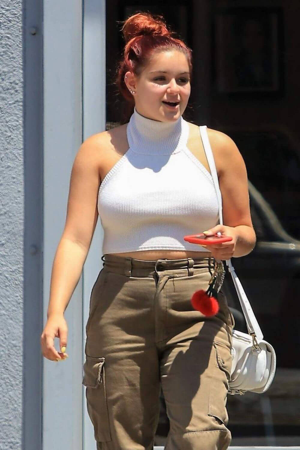 Ariel Winter Stills Out with Her Dog in Studio City