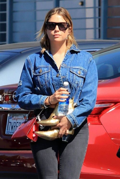 Ashley Benson Heading to a Nail Salon in Studio City Photos