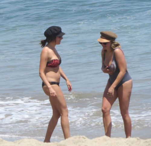 Ashley Tisdale Stills in Bikini at a Beach in Malibu 4