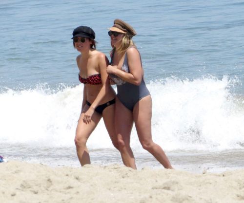 Ashley Tisdale Stills in Bikini at a Beach in Malibu 12