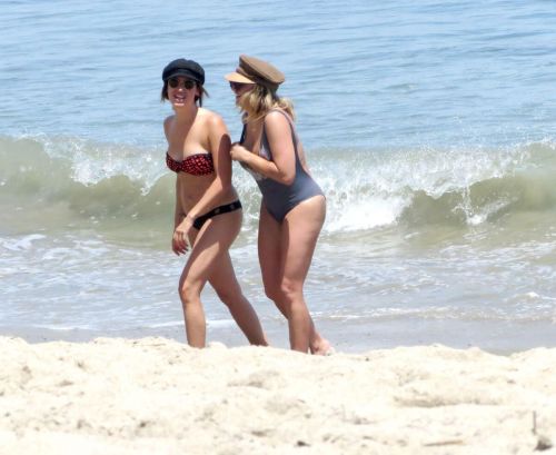 Ashley Tisdale Stills in Bikini at a Beach in Malibu 14