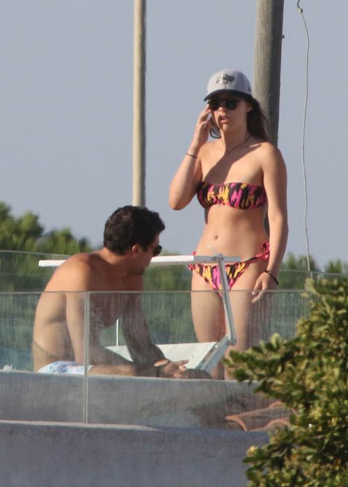 Aurora Ramazzotti and Goffredo Cerza Stills at a Pool in Fregene