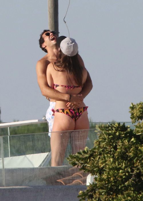 Aurora Ramazzotti and Goffredo Cerza Stills at a Pool in Fregene 7