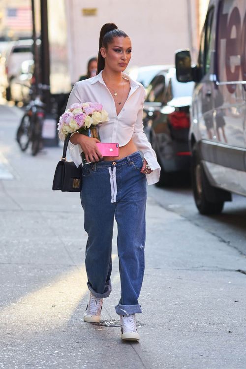 Bella Hadid Stills Leaves Milk Studios in New York City 4