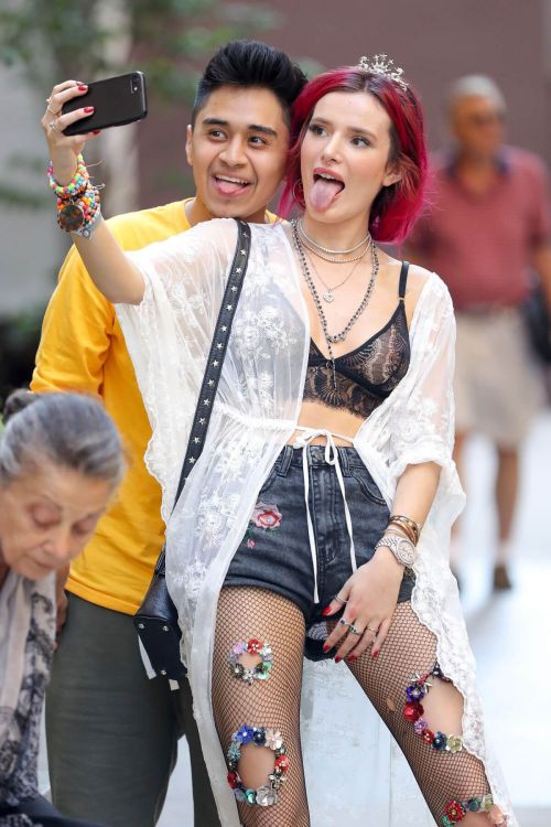 Bella Thorne and Prince Fox Stills Out in New York 13
