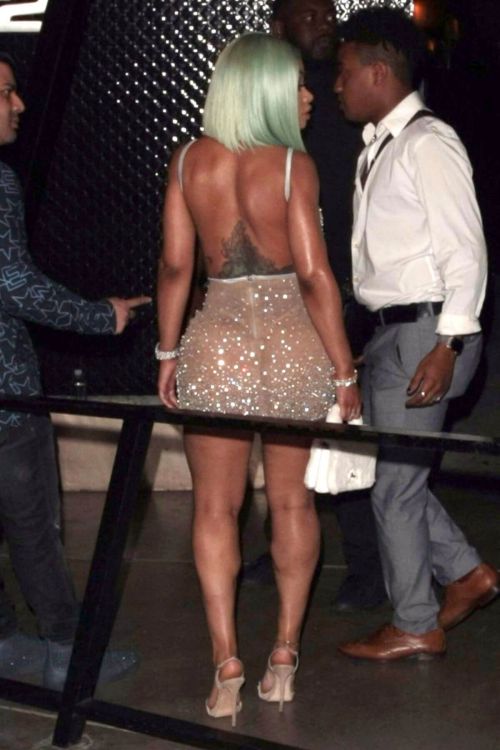 Blac Chyna Stills at Ace of Diamonds Club in West Hollywood 6